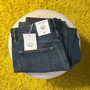 LUCKY BRAND "Drew Mom High-Rise Taper" Jeans (NWT)